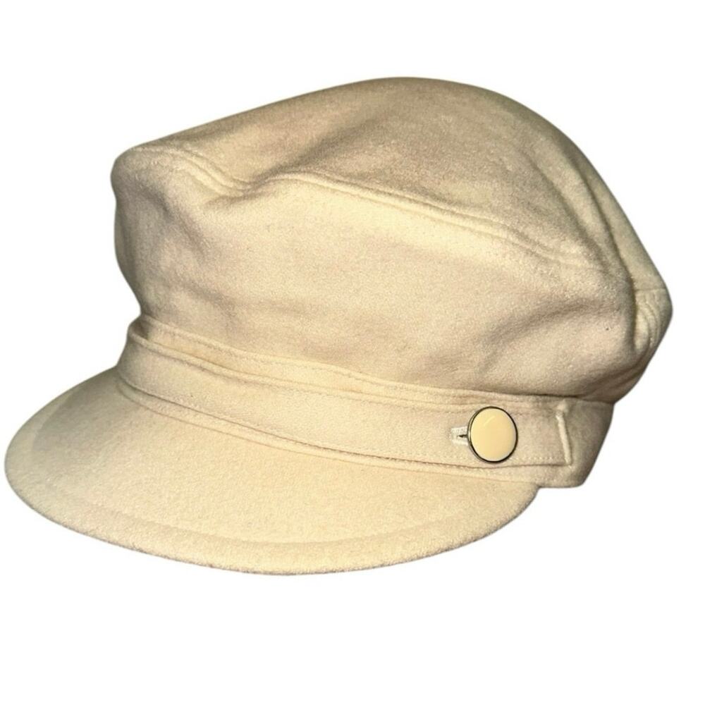 Banana Republic Sample Wool Blend Baker Boy Newsboy Hat M/L